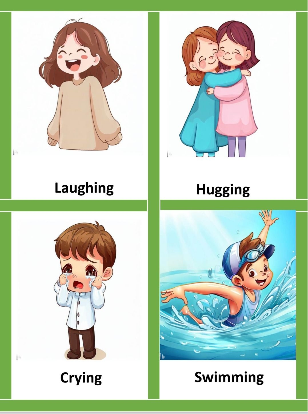 Action Cards Printable Flashcards Free Download Printable Flash 