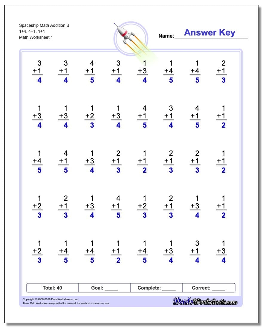 mathematics worksheets