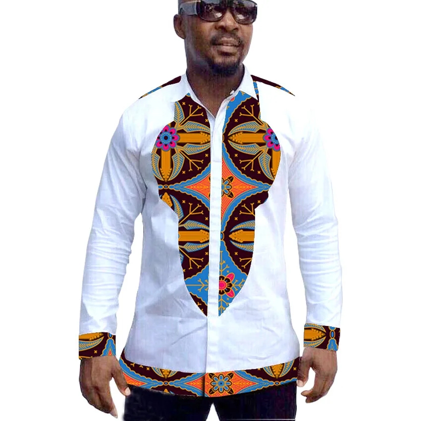 Aliexpress Buy African Print Mens Dashiki Shirts Custom African 