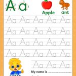 Alphabet Aa Letter Printable Letter Aa Tracing Worksheets
