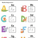 Alphabet Kindergarten Preschool Reading Writing Worksheet
