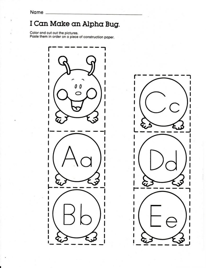 alphabet letter worksheets for preschool