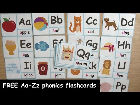 Alphabet Phonics Flashcards For Teachers Printable Flashcards 