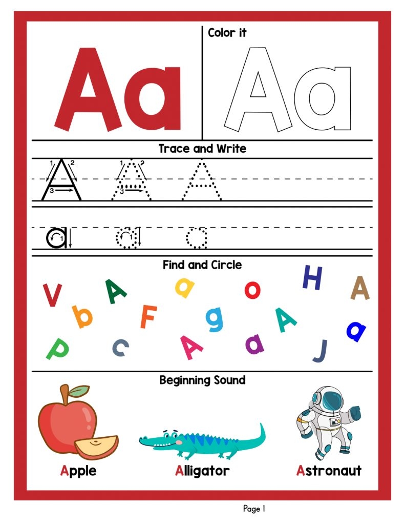 Alphabet Worksheet Free Printable Worksheets Download Pdf