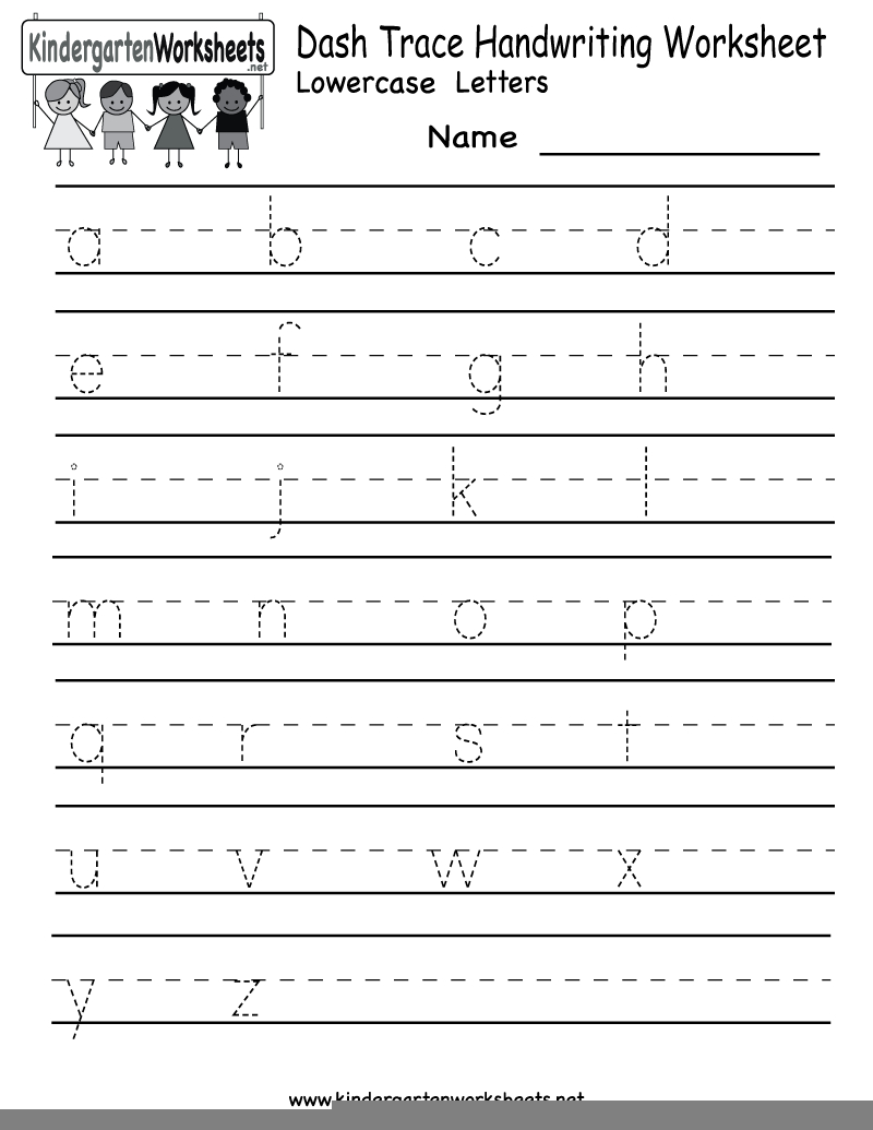 alphabet writing worksheets