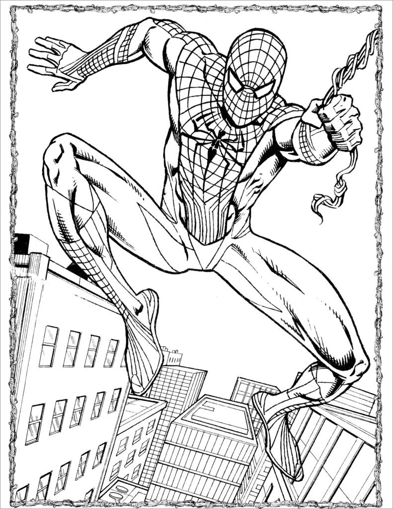 Amazing Spiderman Coloring Pages ColoringBay