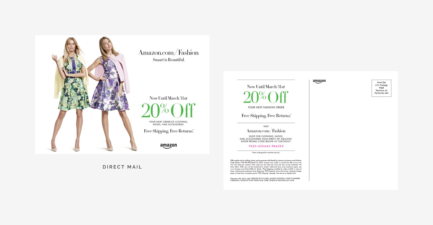Amazon Fashion Print Advertising Lisa Stasiulewicz