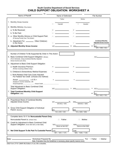 Amended 2018 Mass Child Support Guidelines MA Child Support 