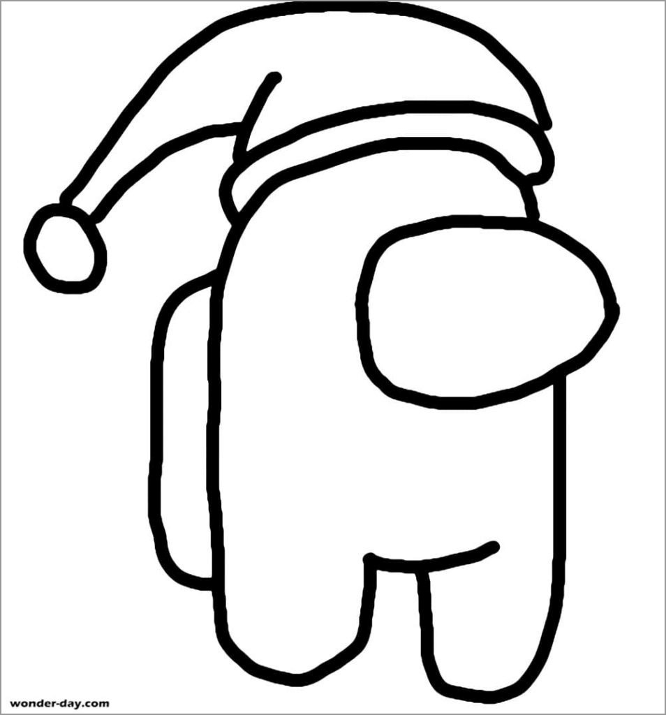 Among Us Character Coloring Page ColoringBay