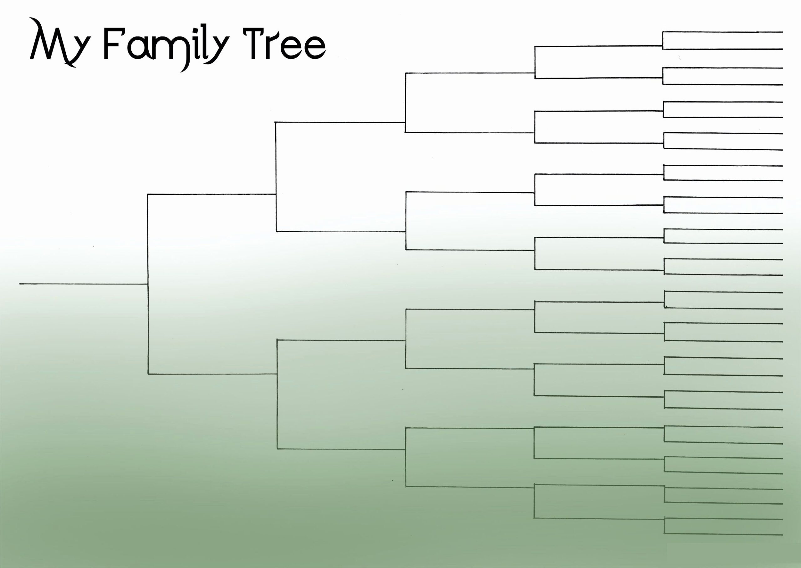 Ancestry Tree Template Content Calendar Template