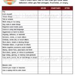 Anger Management Worksheets Worksheets Library
