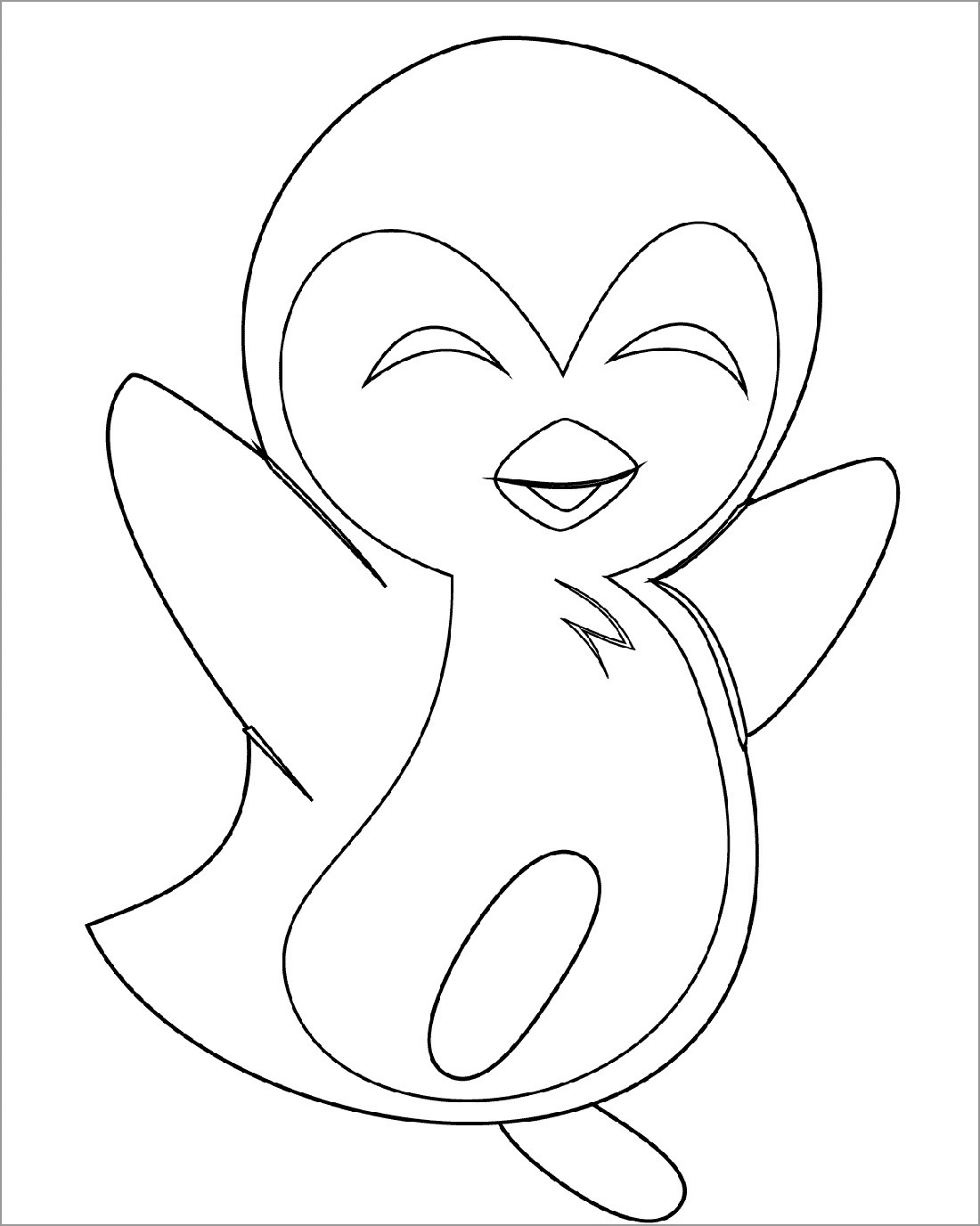 Penguin Coloring Pages
