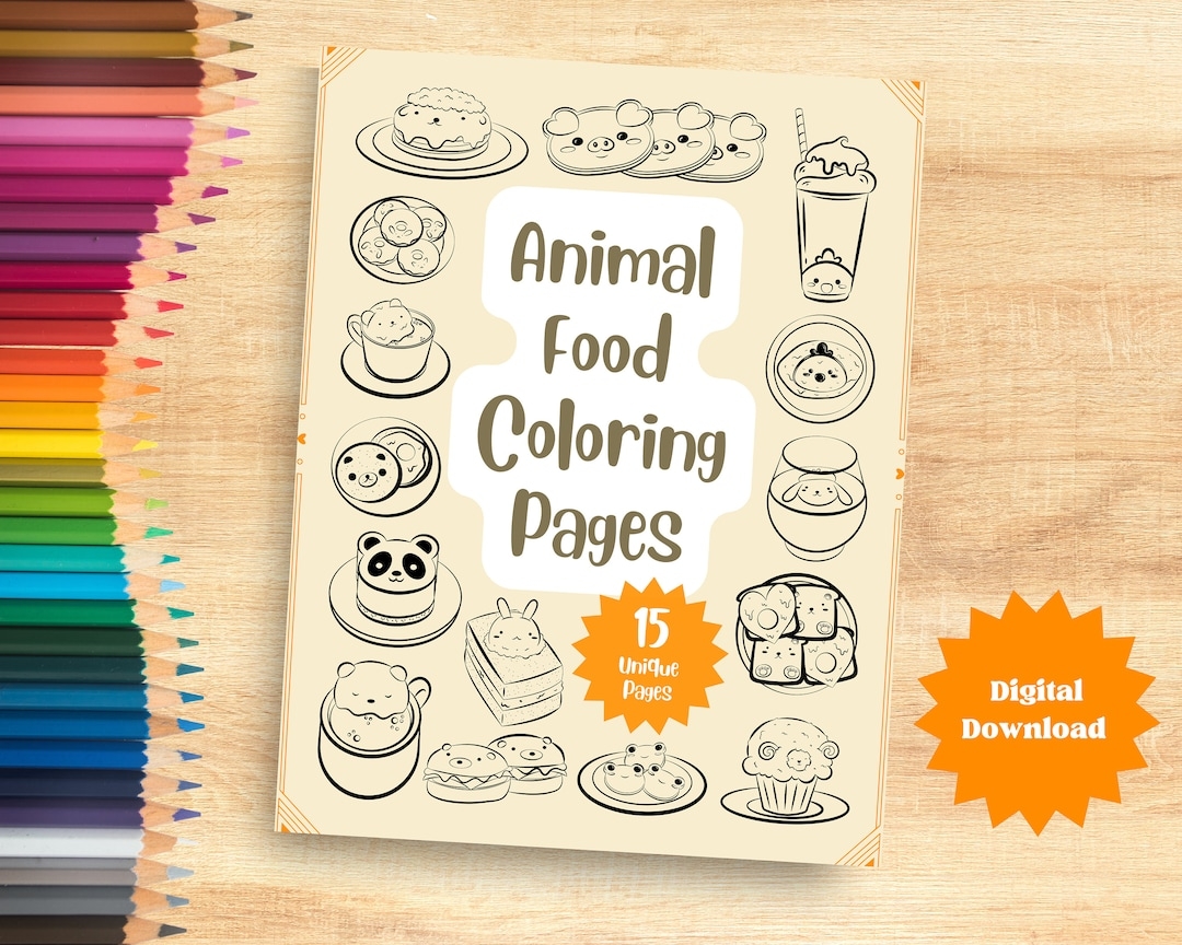 Animal Food Coloring Pages 15 Coloring Pages Cute Coloring Pages 