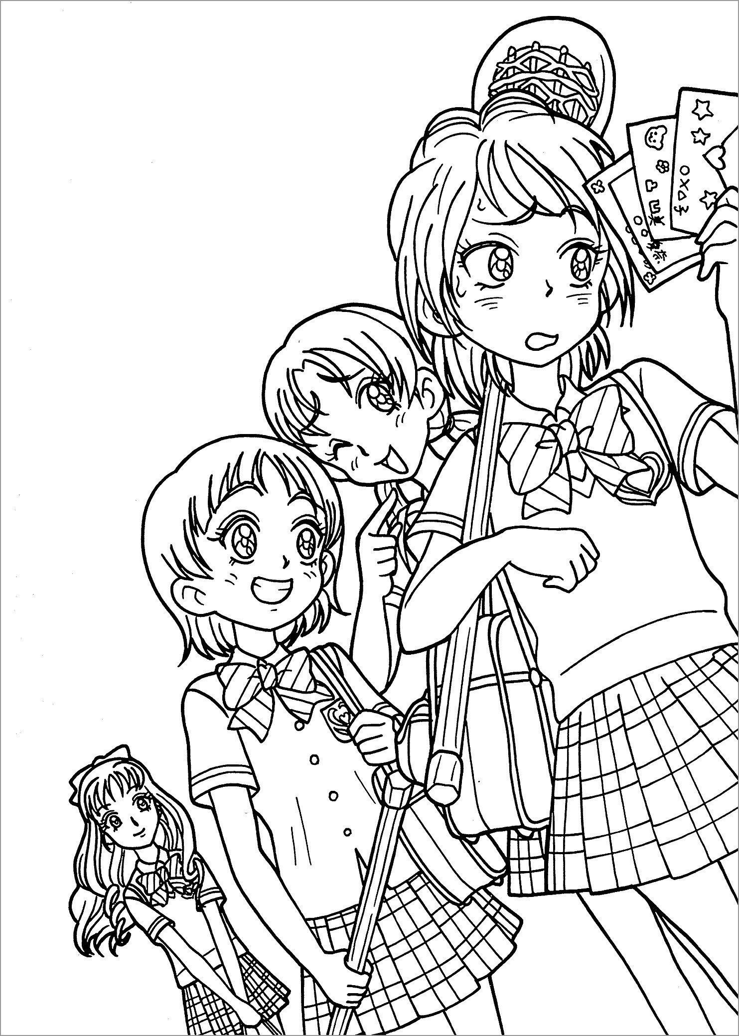 Anime Boys Coloring Pages ColoringBay