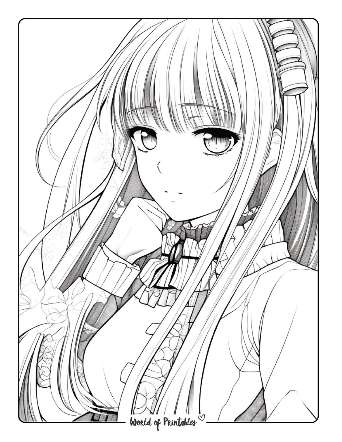 Anime Coloring Pages