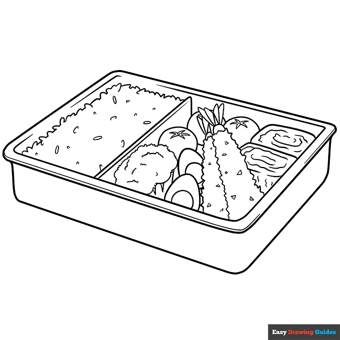 japanese food coloring pages printable