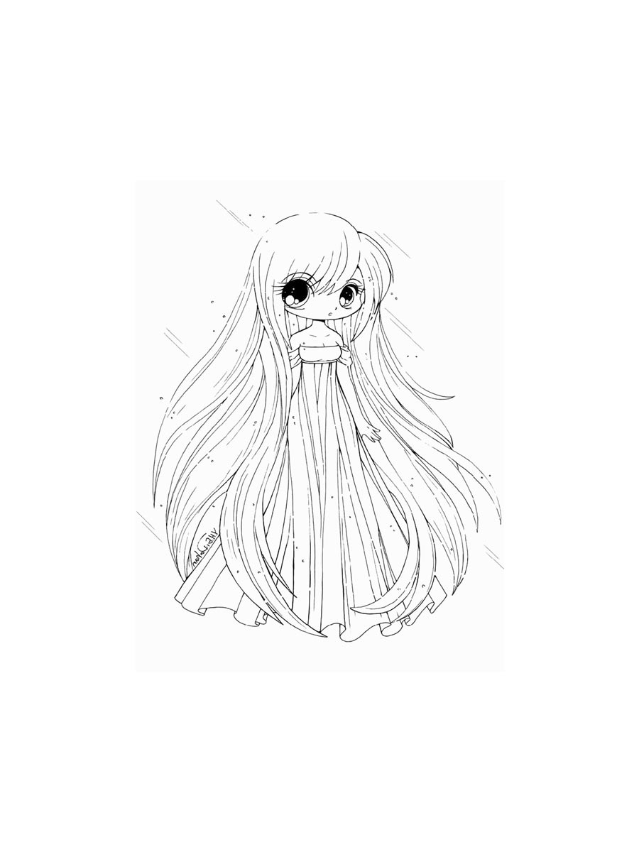 Anime Girl Coloring Pages