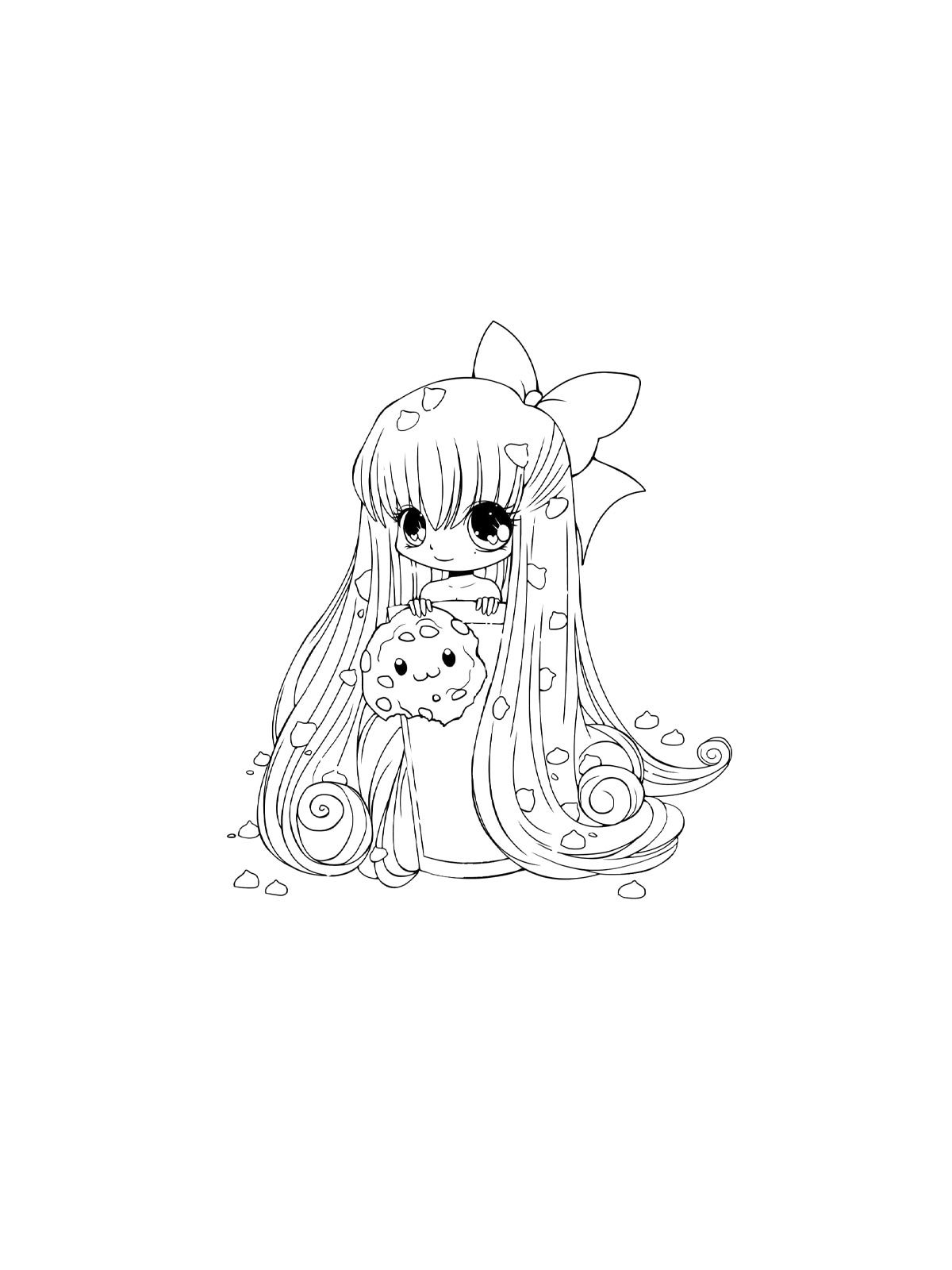 Anime Girl Coloring Pages