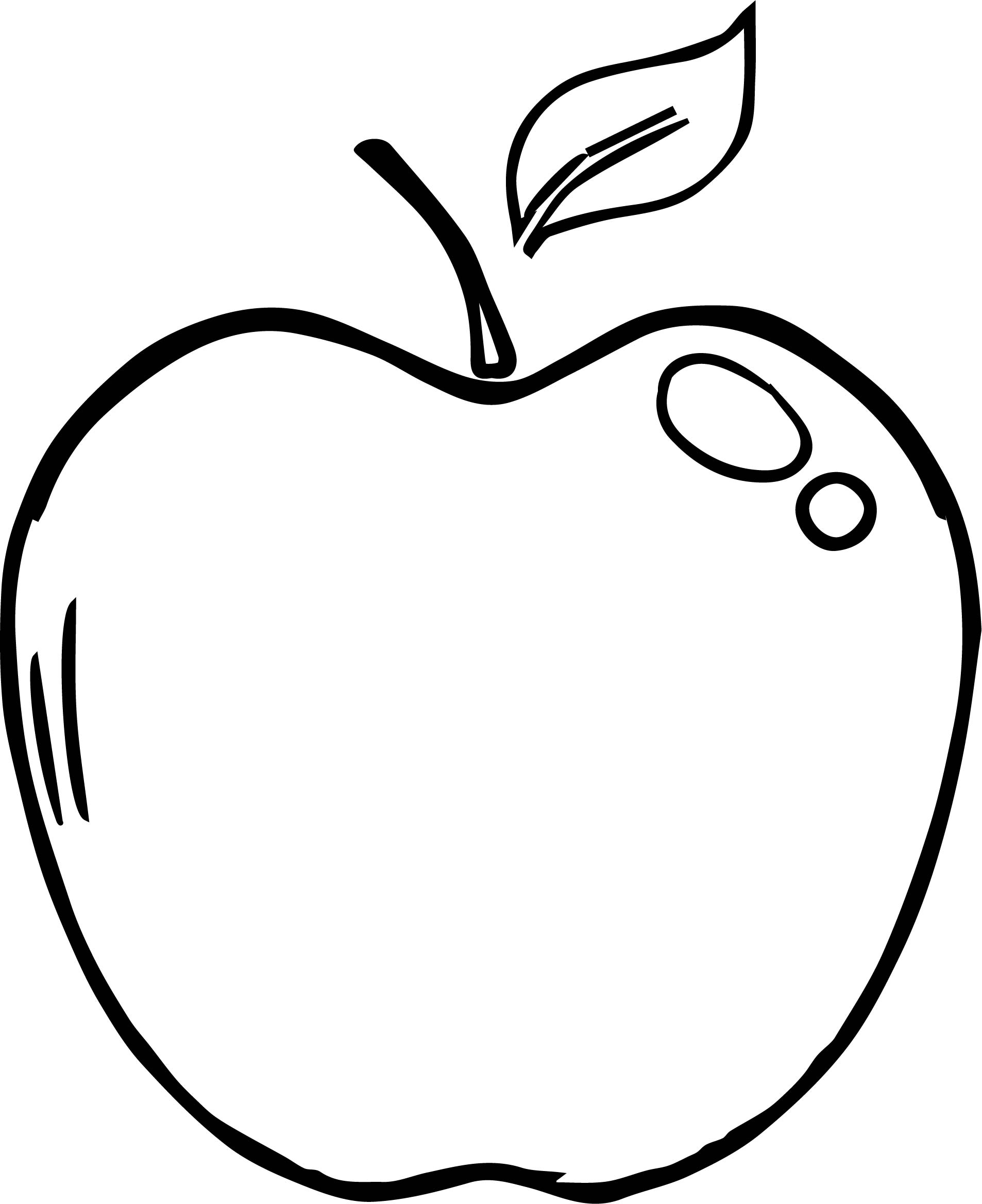 Apple Coloring Page