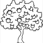 Apple Tree Coloring Page ColoringBay