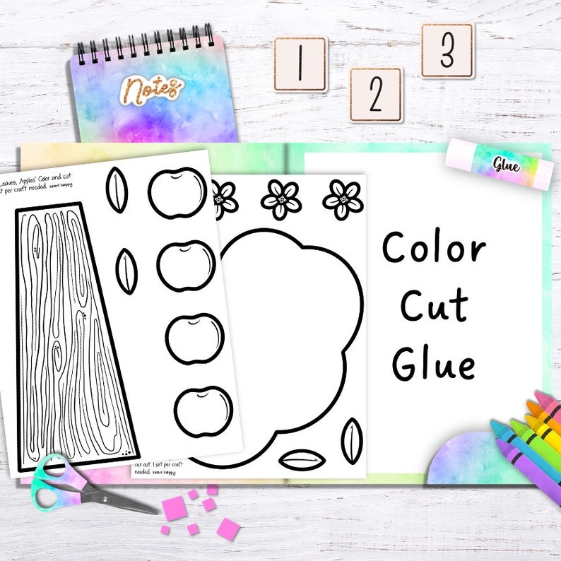 tree craft for kids printable