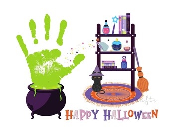 tree handprint template