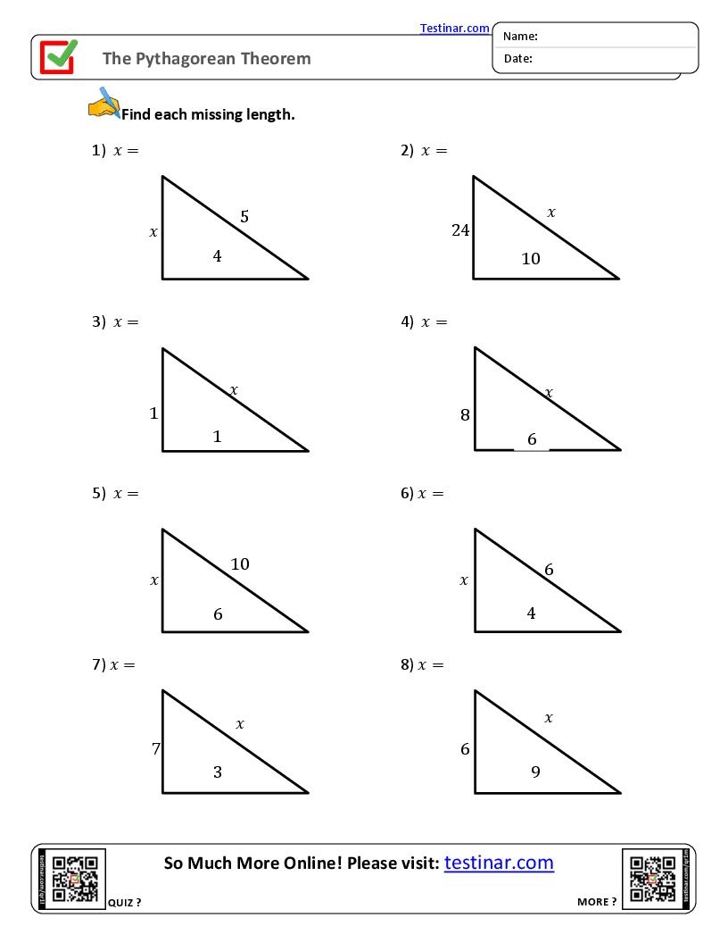 Applying The Pythagorean Theorem Worksheet Fun Activity Worksheets 