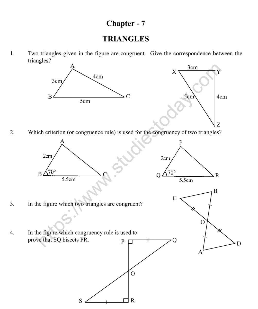 Area Of Triangles Worksheet Pdf E streetlight