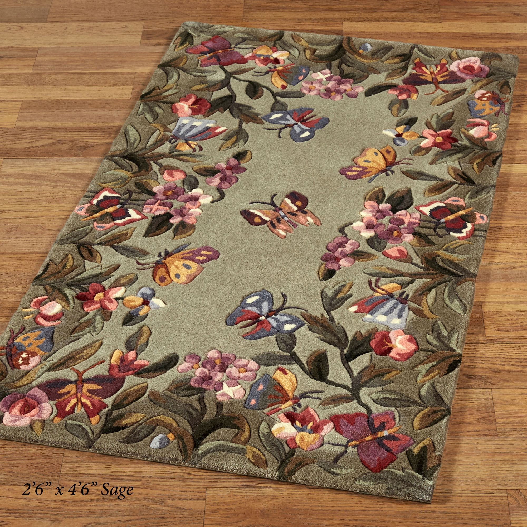 Athena Garden Floral Area Rugs