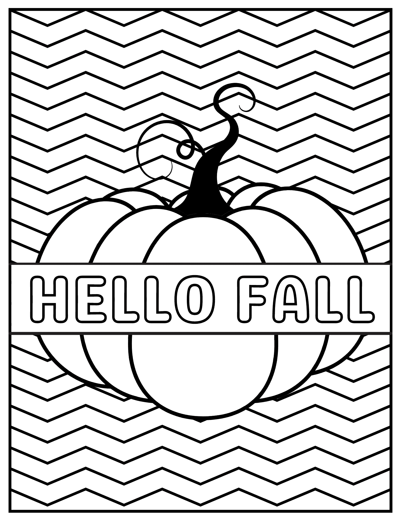 Autumn Coloring Pages Images