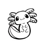 Axolotl Coloring Pages