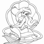 Baby Ariel Coloring Pages At GetColorings Free Printable