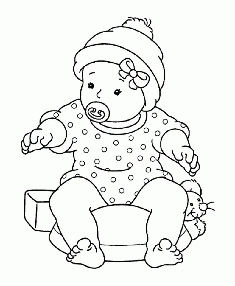 Baby Coloring Pages