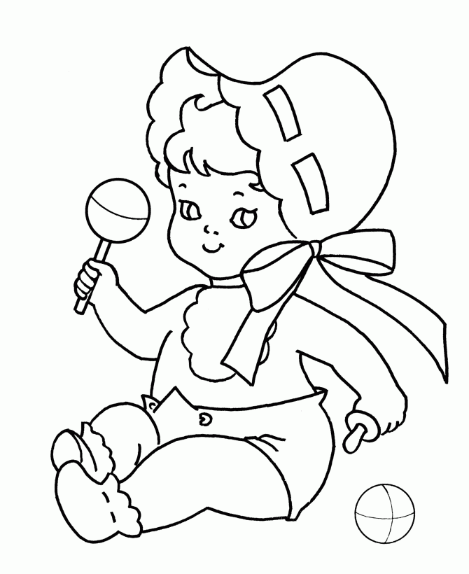 Baby Coloring Pages To Print Coloring Home