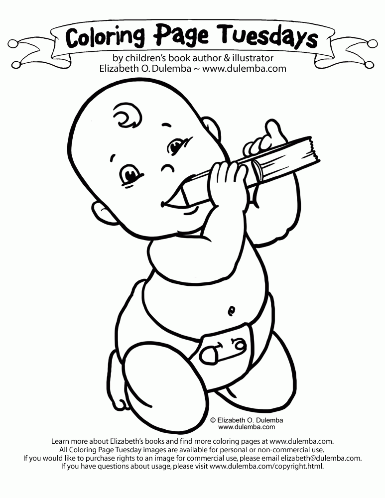 Baby Coloring Pages To Print Coloring Home