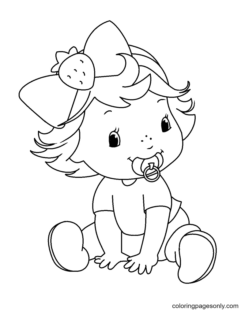 Strawberry Shortcake Coloring Page