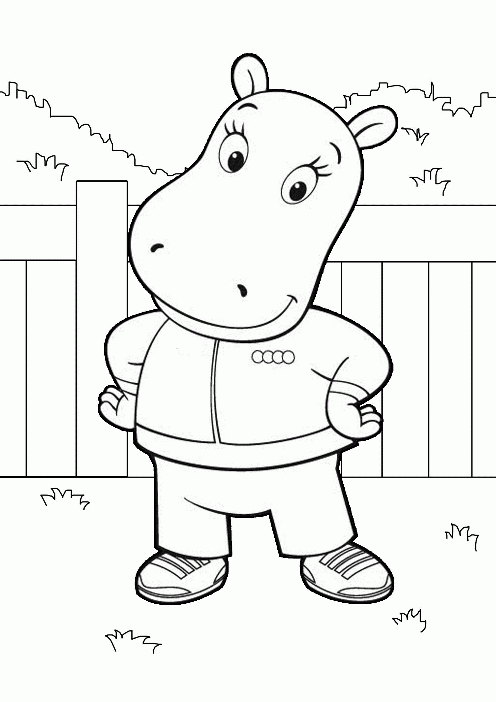 Backyardigans Coloring Pages Free Coloring Home