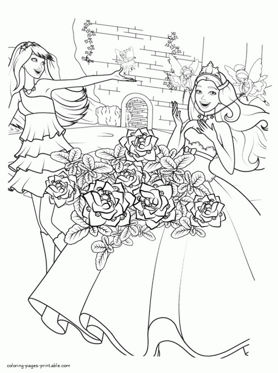 Barbie Coloring Pages Fashion COLORING PAGES PRINTABLE COM