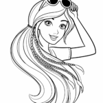 Barbie Coloring Pages For Girls BubaKids