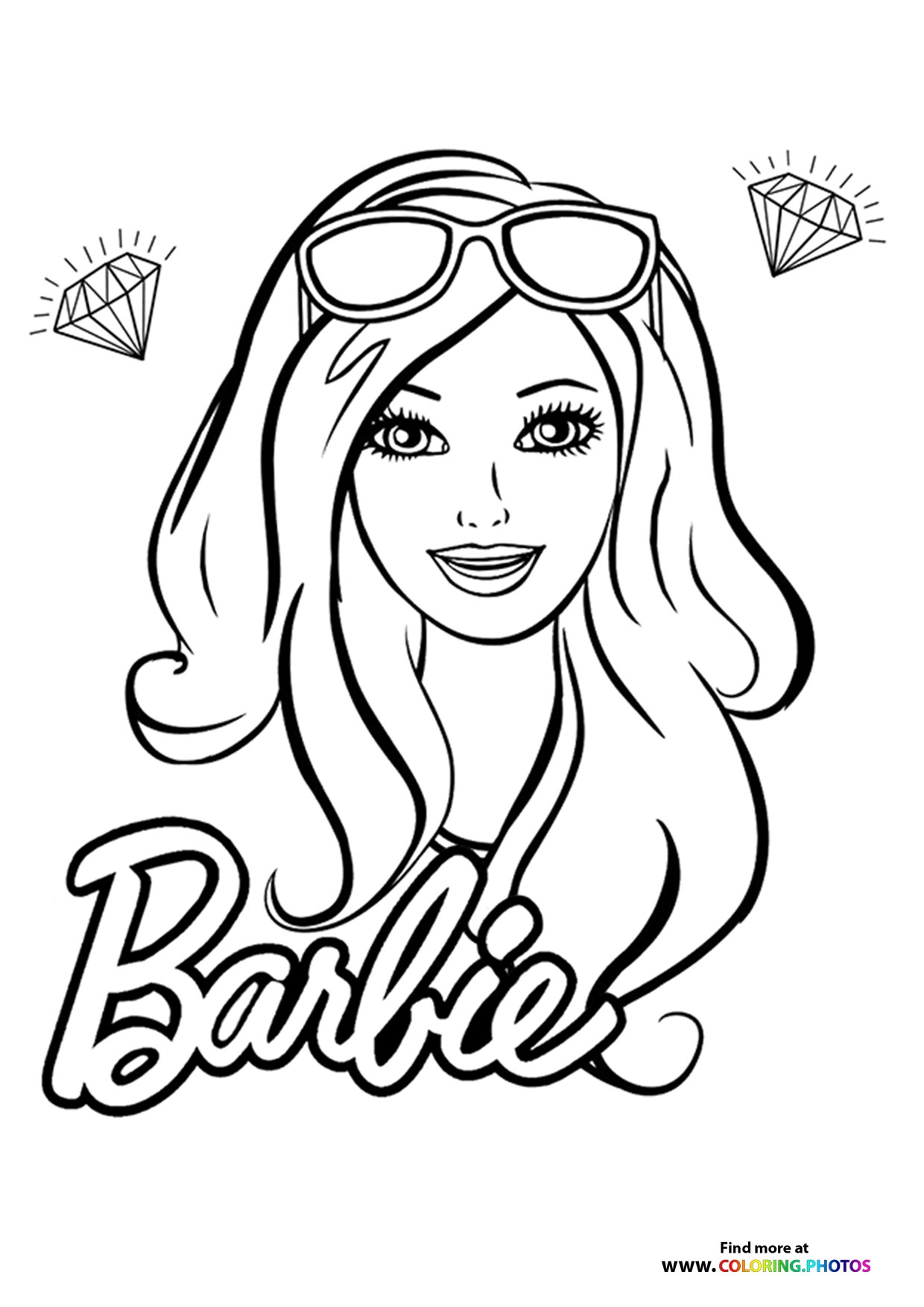 Barbie Doll Coloring Pages