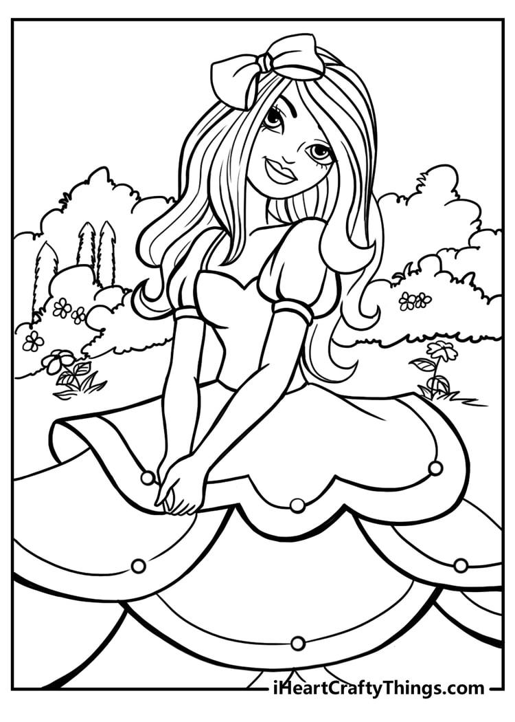 Barbie Coloring Pages Free Barbie Printables Free Coloring Pages