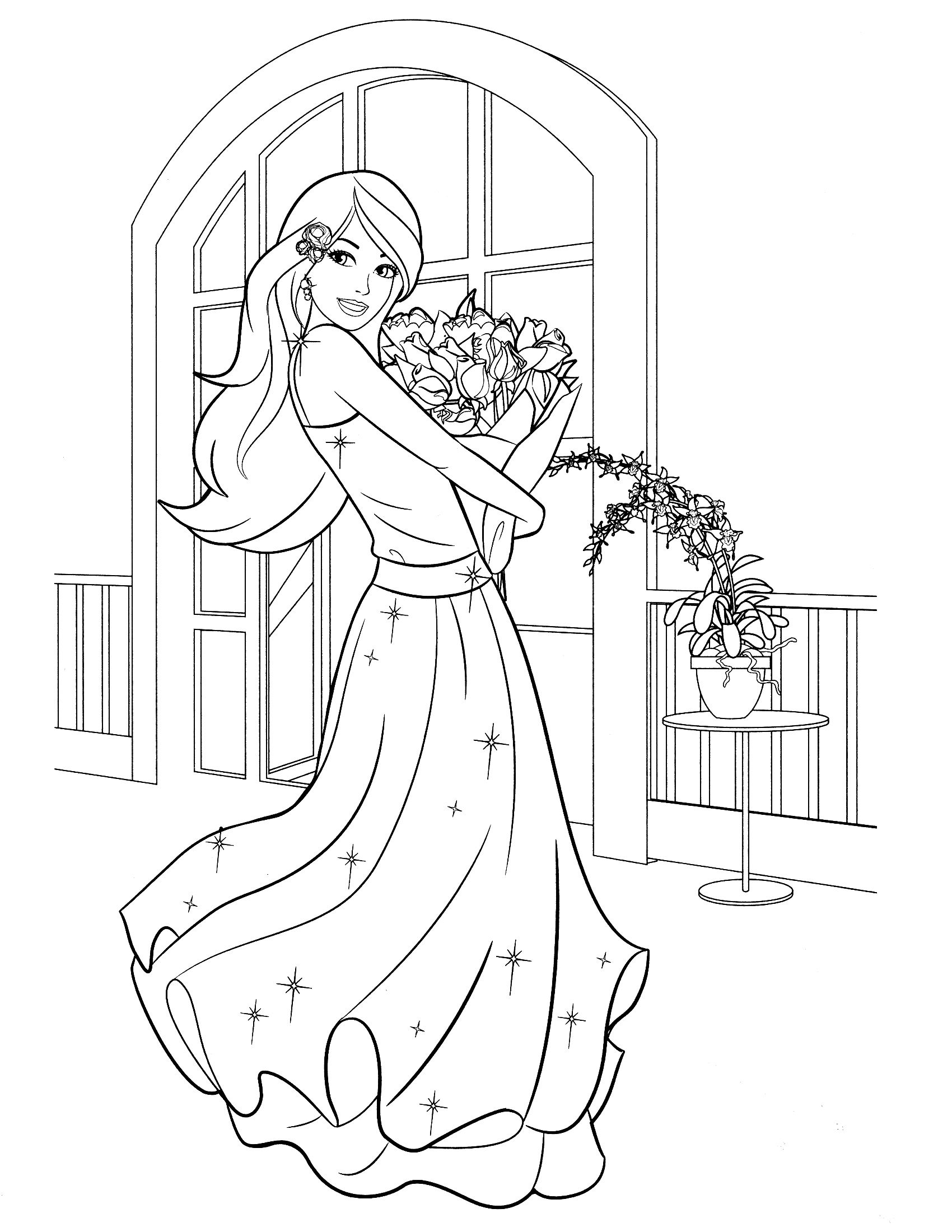 Barbie Coloring Pages Printable