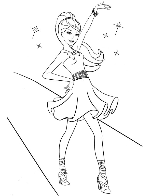 Barbie Coloring Pages Printable Coloring Pages