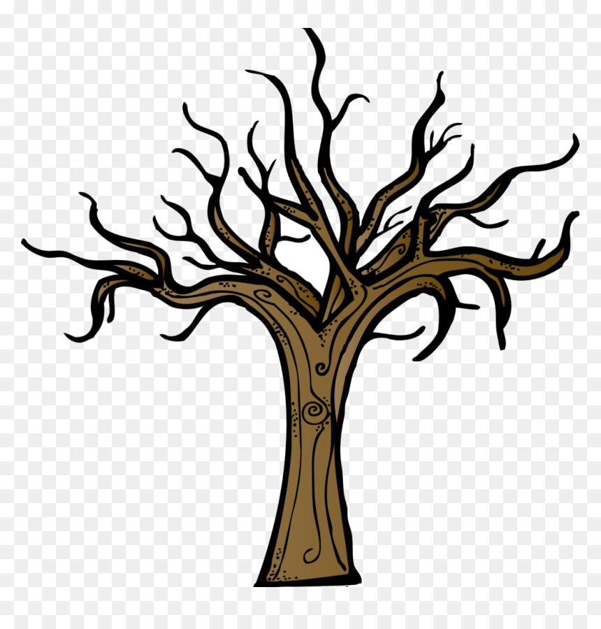 Bare Tree Printout With Free Bare Tree Template Download Black And