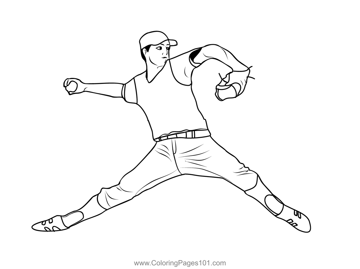 Baseball Coloring Pages