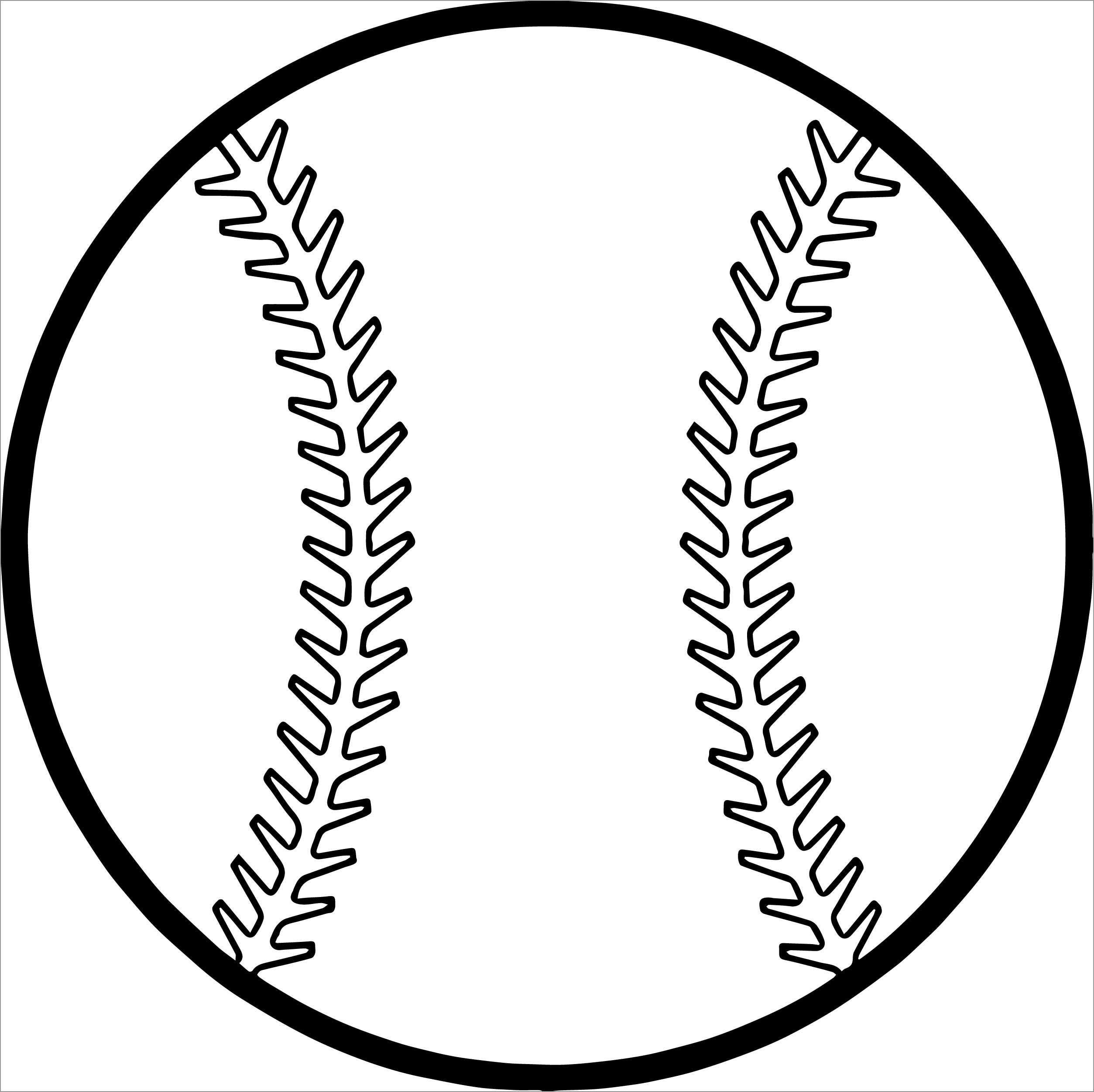 Baseball Ball Coloring Pages ColoringBay