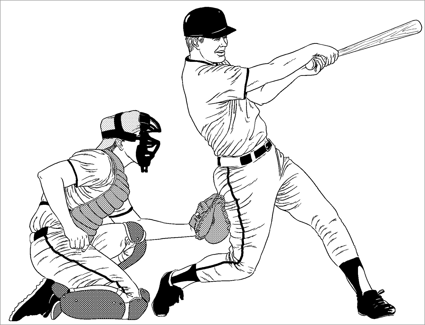 Baseball Ball Coloring Pages ColoringBay