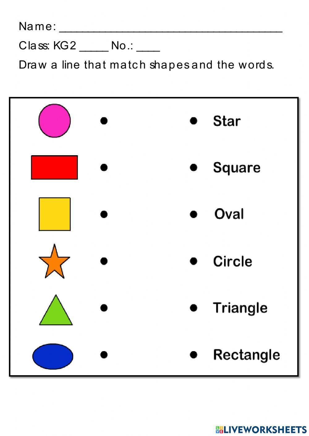 shape worksheets