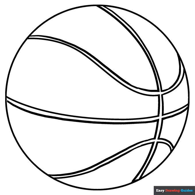 Basketball Coloring Page