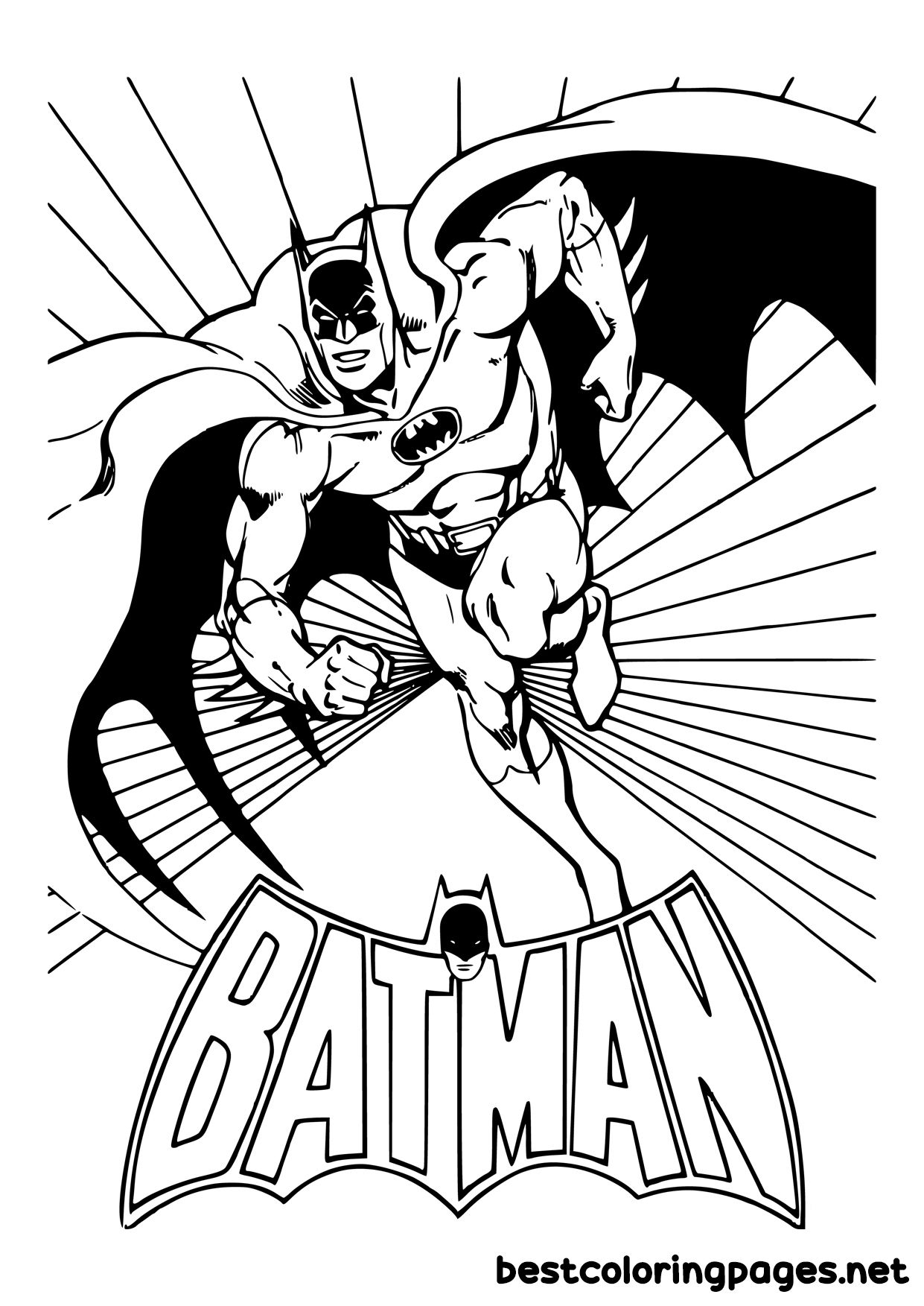 Batman Coloring Pages Bestcoloringpages